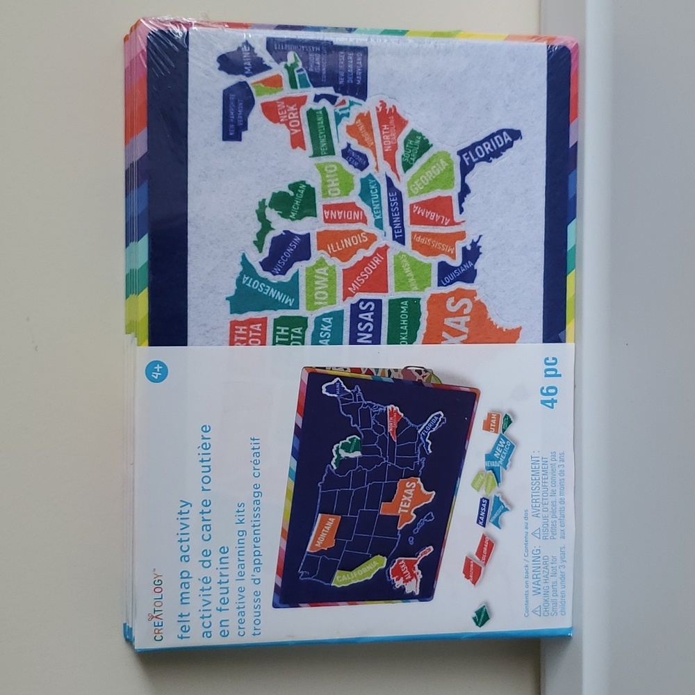 Creatology FELT MAP ACTIVITY KIT